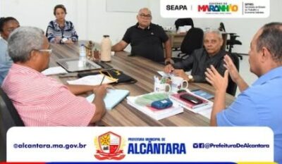Alcântara-MA: Secretário de Agricultura, Antônio Marcos, se reúne com secretário da SETRES, Luiz Henrique