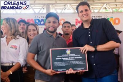 Orleans Brandão entrega importantes obras à população de Gonçalves Dias, e recebe titulo de cidadão gonçalvino