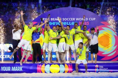 Brasil conquista heptacampeonato mundial de beach soccer