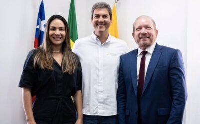 O encontro de Eduardo Braide com Othelino Neto e a senadora Ana Paula