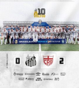 Santos, Mirassol, Sport e Ceará garantem vaga na Série A do Campeonato Brasileiro 2025