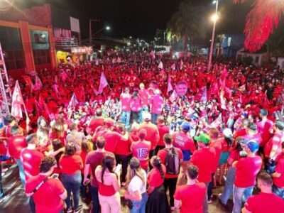 Joãozinho Pavão realiza a maior carreata, passeata e comício da história política de Santa Helena