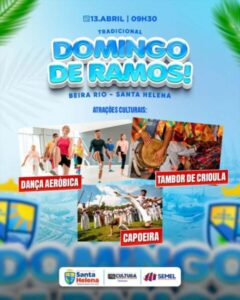 Tudo Pronto para a Programação de Domingo de Ramos em Santa Helena