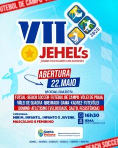 Vem aí os Jogos Escolares Helenenses