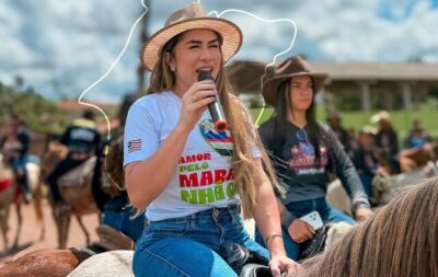 Eva Curió participa da 1ª Cavalgada das Férias em Matões do Norte ao lado de lideranças e populares; evento valoriza cultura e tradição
