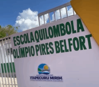 Escola Quilombola Olímpio Pires Belfort é entregue revitalizada no povoado Picos II, em Itapecuru-Mirim/MA