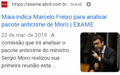 Projeto anti-crime foi prejudicado por irresponsabilidade dos esquerdistas…