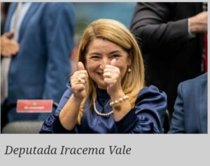 Iracema Vale é reeleita presidente da Assembleia Legislativa