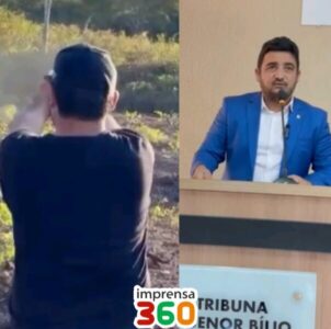 Sem porte de armas: “Vereador Renan Bílio aparece em vídeo se exibindo e atirando em local indevido”