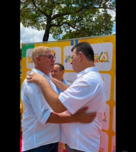 Prefeito Zé Martins prestigia aniversário de 63 anos de Mirinzal e reforça união com o prefeito Deyvison do Posto