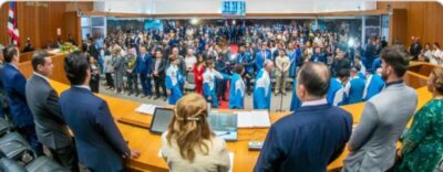 Parlamentares falam sobre expectativas para o novo ano legislativo Os deputados participaram do ato solene de abertura dos trabalhos na manhã desta segunda-feira (3)