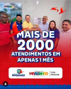 Mais de duas mil pessoas já foram atendidas no Viva Procon de Bequimão