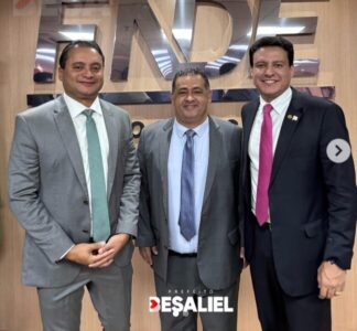 Prefeito Besaliel Albuquerque cumpre agenda de compromissos em Brasília ao lado de Weverton e Felipe Camarão