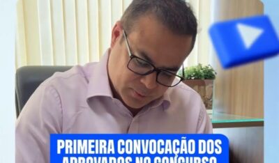 Prefeito Joãozinho Pavão assina e convoca aprovados no Concurso em Santa Helena