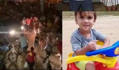 FRAJOLA, QUE MATOU MENINO DE 02 ANOS É RETIRADO DA VIATURA E LINCHADO PELA POPULAÇÃO FALECE A CAMINHO DO HOSPITAL, VEJA O VÍDEO