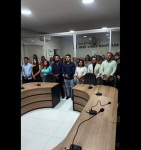Câmara Municipal de Mata Roma foi palco da cerimônia de posse dos novos secretários municipais que irão compor a gestão 2025–2028