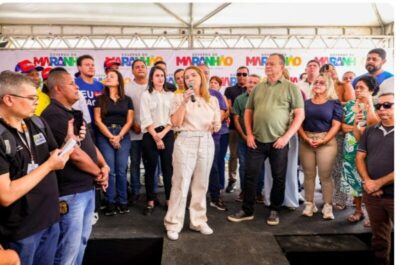 Iracema Vale ressalta caráter municipalista do Governo do Estado durante inaugurações em Paço do Lumiar
