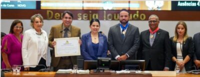 Assembleia homenageia empresário, articulador político e policial