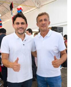 Ao lado do ministro Juscelino Filho, prefeito Nonatinho realiza entrega de cestas básicas e peixes em Matões