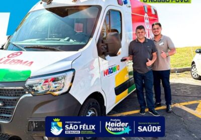 Prefeito Heider Nunes garante ambulância nova para São Félix de Balsas