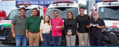 Iracema Vale participa da entrega de ambulâncias para Belágua, Nina Rodrigues e São Benedito