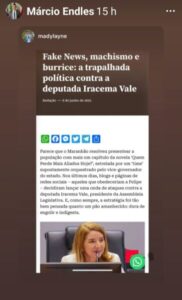 Machismo e perseguição: Extrema esquerda maranhense provando do próprio veneno?