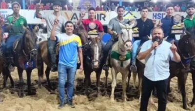 16ª Vaquejada da Arena “Bom Que Dói”reúne vaqueiros de todo o Maranhão e é marcada por sucesso de público e grandes atrações em Presidente Sarney