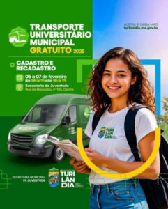 Prefeitura de Turilândia abre inscrição para o transporte universitário municipal