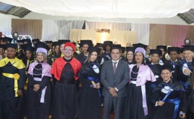 Prefeito Joãozinho Pavão prestigia solenidade de formatura da primeira turma de Técnicos do IEMA-Newton Belo em Santa Helena