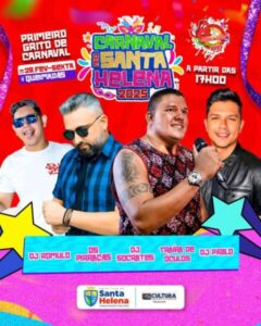 Tudo pronto para a abertura oficial do Carnaval de Santa Helena 2025