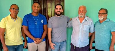 Prefeito Paulo Curió é recebido pelo Bispo Dom Hélio na diocese de Pinheiro