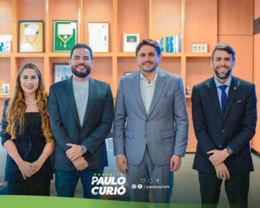 Prefeito Paulo Curió e Ministro Juscelino Filho discutem expansão de infraestrutura de comunicação em Turilândia inauguração da Torre de telefonia móvel no povoado Lago Bonito e implantação em mais três comunidades