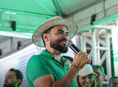 No primeiro dia das comemorações dos 30 anos de Turilândia, prefeito Paulo Curió inaugura estrada vicinal e distribui cestas básicas.