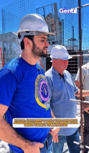 Gentil Neto e Eugênio Coutinho acompanham “in loco” as obras do Minha Casa, Minha Vida em Caxias…