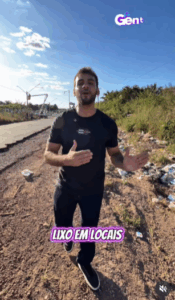 Gentil Neto com altivez coibe descarte irregular de lixo em Caxias