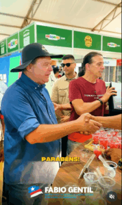 Carlos Brandão e Fábio Gentil prestigiam a Expoimp… Assistam aos vídeos!!!