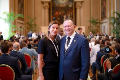 Brandão e primeira-dama Larissa participam de evento com o Papa Leão XIV no Vaticano