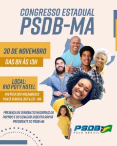 PSDB realiza congresso estadual em São Luís neste sábado