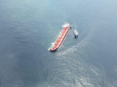 Marinha conclui retirada de óleo do Navio Stellar Banner no litoral maranhense