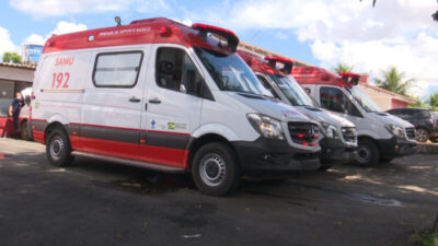 Samu de São Luís recebe três ambulâncias viabilizadas por Roberto Rocha