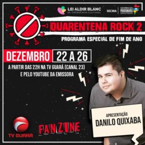 Quarentena Rock está disponível no Youtube