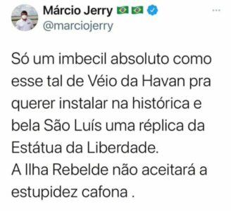 Cafonice? Jerry defende Cuba, enquanto xinga a estátua da Liberdade…