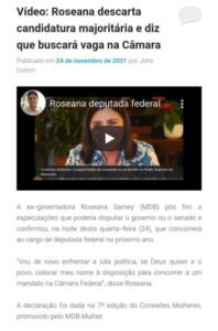 Roseana descarta Weverton e desmoraliza pistoleiro dos teclados…