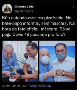 Mascarados? Pose para foto faltou originalidade e sobrou hipocrisia…