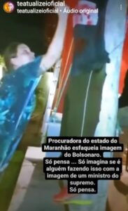Resultado do Dinismo? Procuradora do Maranhão exibe performance de ódio contra presidente do Brasil…