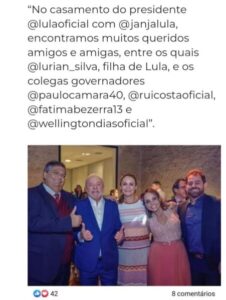 Dino ostentando riqueza: Comunismo e Socialismo para vocês do Maranhão, capitalismo para minha turma de “novos ricos”…