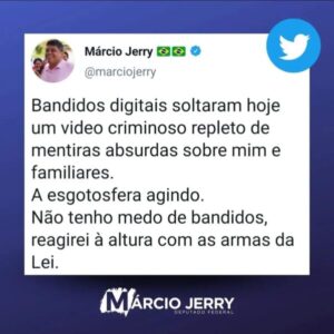 Veja no vídeo: A revolta de Márcio Jerry…