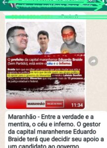 Lahésio fora do palanque de Braide?