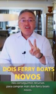 Fim do sofrimento da população da Baixada: Roberto Rocha anuncia dinheiro para compra de dois ferryboats novos….