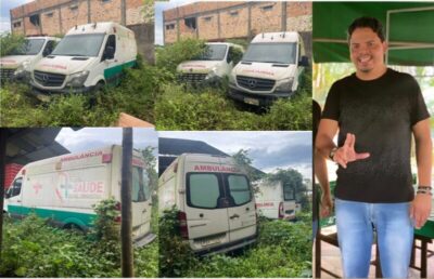A MARCA GENÉSIO: Prefeito Luciano cria cemitério de Ambulâncias em Pinheiro